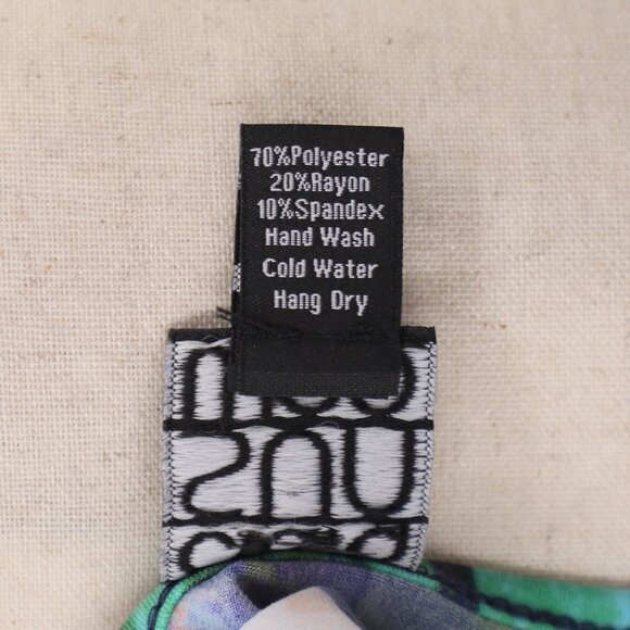 CLARA SUNWOO Abstract Floral Stretch Wrinkle Free Tunic Top Size S - Picture 7 of 7